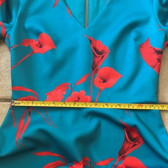 Ted Baker Chynaa Fantasia V-Neck Fit and Flare Skater Dress in TB size 2 - Picture 10 of 11